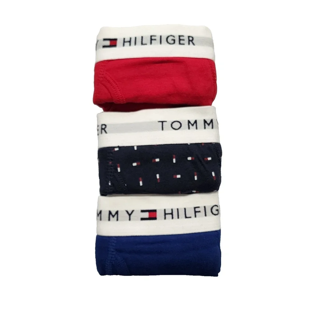 Tommy Hilfiger Men's Classic Boxer Brief Underwear 3-Pack Size Small 100% Cotton